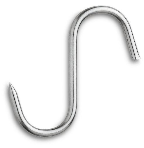 GANCHO INOX 180x8mm